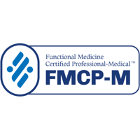 FMCP-M (Functional Medicine Certified Professional–Medical™) credential awarded by the Institute for Functional Medicine