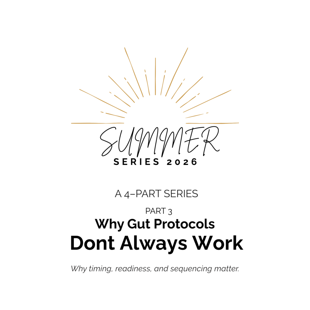 Why gut protocols don't always work – Summer Series 2026 Part 3